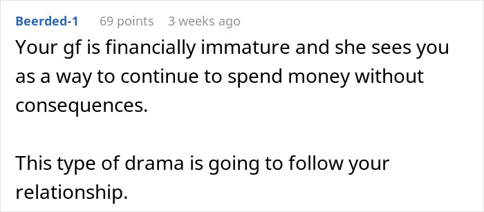 Text post discussion about woman demanding combined income, calling boyfriend selfish with money and financial drama in relationship. Text post discussion about woman demanding combined income, calling boyfriend selfish with money and financial drama in relationship.