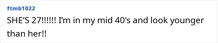Screenshot of an online comment discussing age, related to a plastic surgery enthusiast who paid for multiple BBLs.