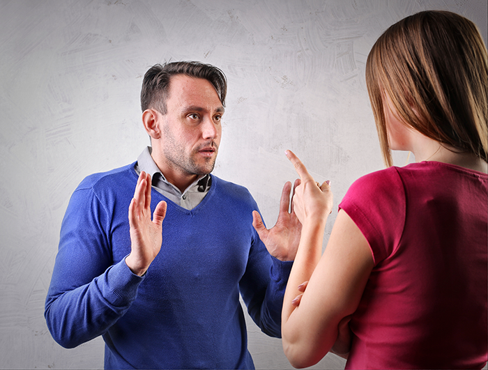 Young woman refusing caregiver role while couple argues about preparing her for disabled stepsister’s care at home.