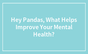 Hey Pandas, What Helps Improve Your Mental Health?
