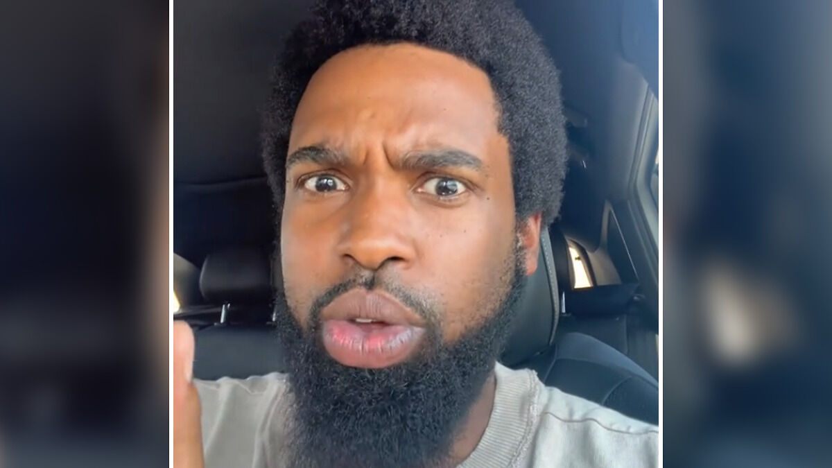 Daniel Curtis Lee speaking inside a car with a serious expression after meeting homeless former co-star Tylor Chase.