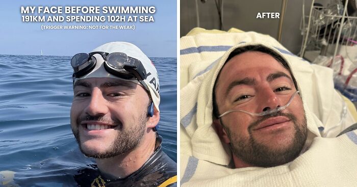 Man Who Swam For 110 Miles Without Sleeping Reveals “Intense” Hallucinatory Experience