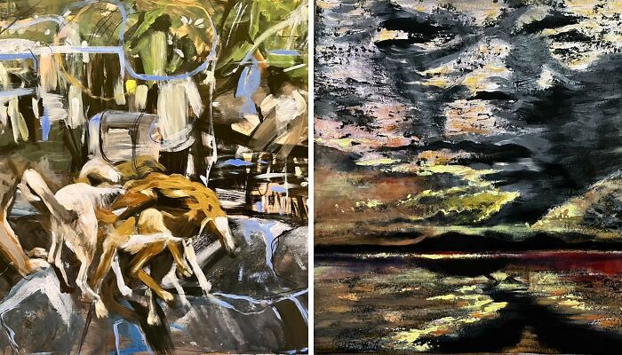 I Spent My After-Office Hours Painting These Surreal Paintings That Explore The Chaos And Calm Within (12 Pics)