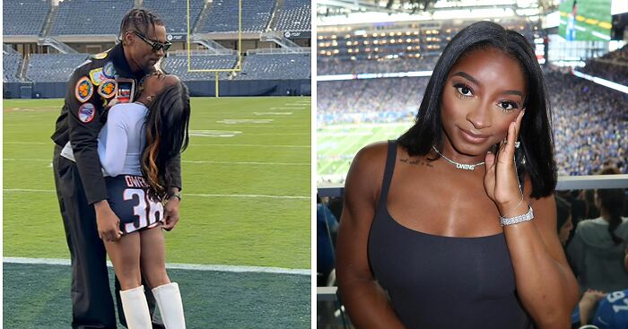 Simone Biles And Jonathan Owens Slammed After “Cringe” PDA Video Goes Viral: “He Doesn’t Respect His Wife”