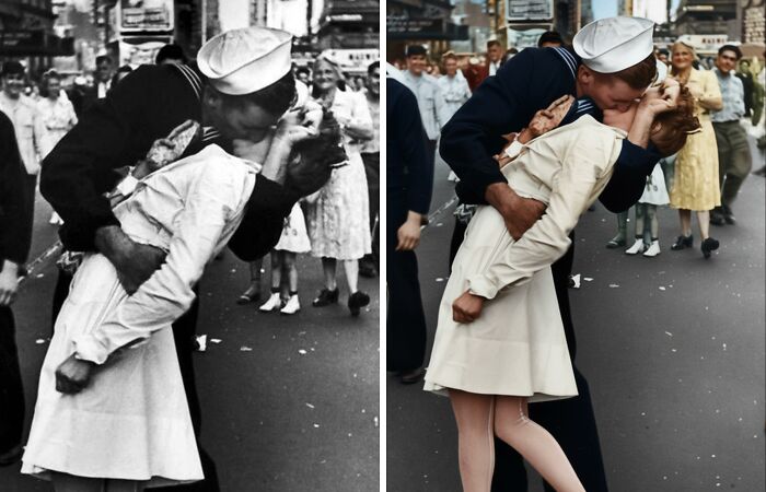 Colorization Artist Restores Color On Vintage Black-And-White Photographs (24 Pics)