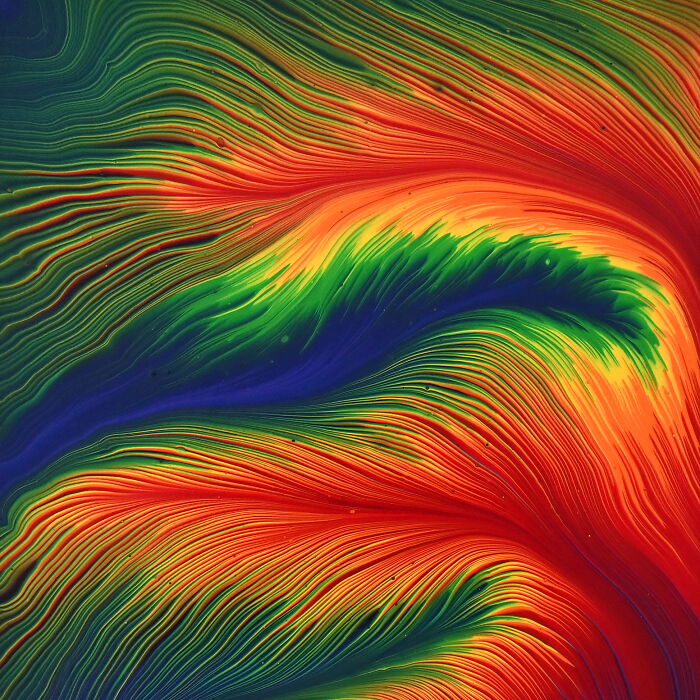 Electric Rainbow Feathers: My Stunning Split Cup Acrylic Pour Painting