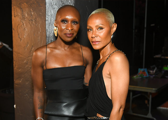 Two women posing together at an event, reflecting the strong reactions to Cynthia Erivo’s controversial Harper’s Bazaar shoot. Two women posing together at an event, reflecting the strong reactions to Cynthia Erivo’s controversial Harper’s Bazaar shoot.