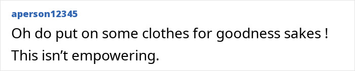 Comment criticizing Cynthia Erivo’s Harper’s Bazaar shoot, calling it not empowering and urging modesty. Comment criticizing Cynthia Erivo’s Harper’s Bazaar shoot, calling it not empowering and urging modesty.