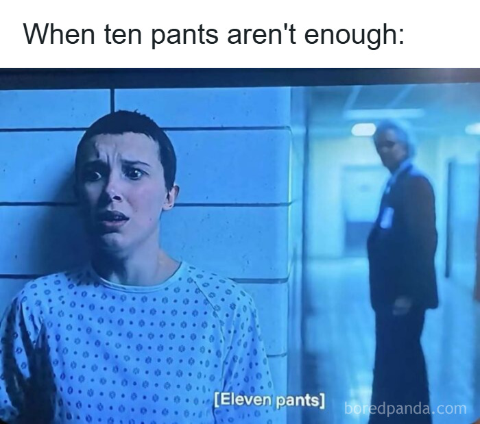 Meme showing a distressed person in a hospital gown with caption about posts that hit different at 3AM.