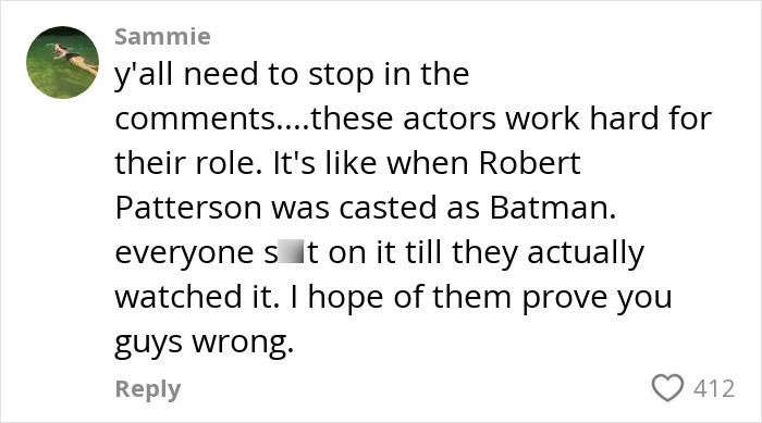 Screenshot of a comment defending Margot Robbie's provocative Wuthering Heights trailer from harsh criticism online. Screenshot of a comment defending Margot Robbie's provocative Wuthering Heights trailer from harsh criticism online.