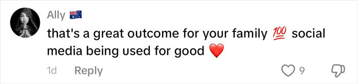 Social media comment praising family in post about family rushing out of rental house after disturbing discovery. Social media comment praising family in post about family rushing out of rental house after disturbing discovery.