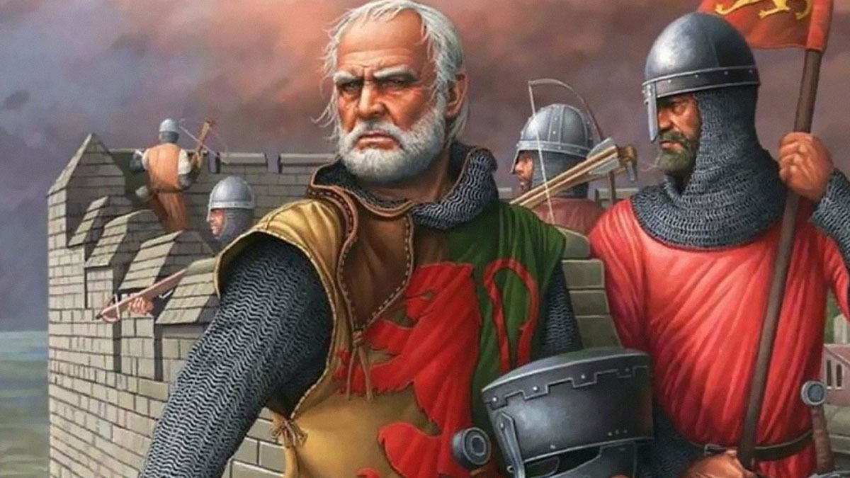 Medieval knights in armor defending a castle, fitting the theme of dad memes showing all dads the same.