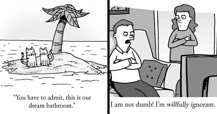 Cartoonist Nathan Cooper Shares 70 One-Panel Comics About The Funny Side Of Modern Living