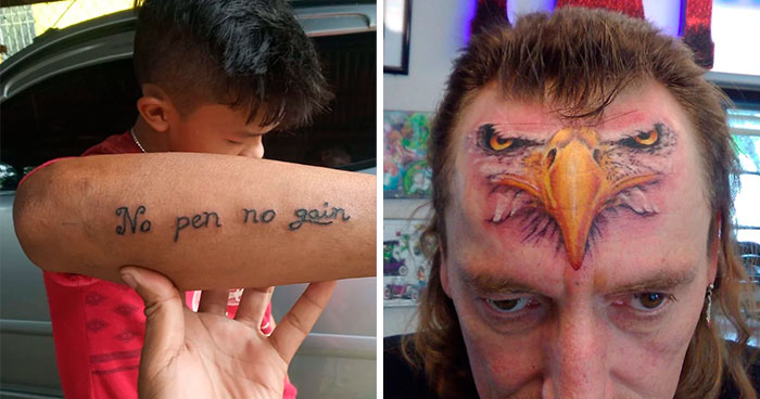 50 Times People Got Permanent Tattoo Mistakes And Had To Be Shamed Online