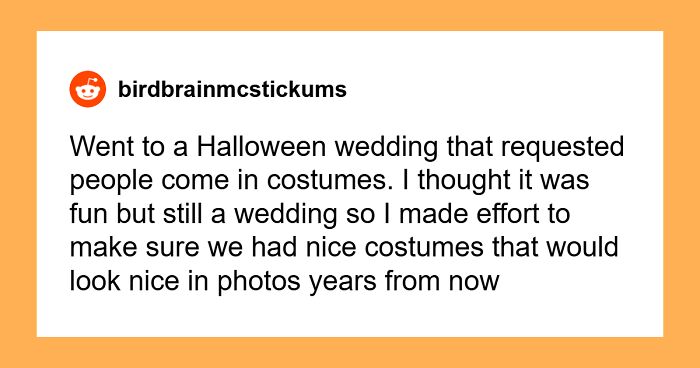 Halloween Wedding Leaves Guests Angry And Disappointed For The Bride