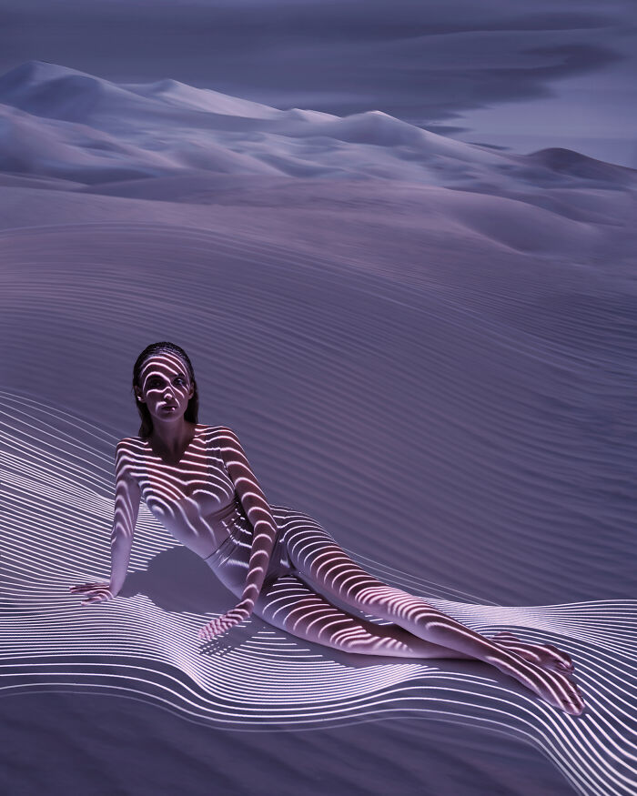 Creative Shooting During Morning On Archer Dunes Beach