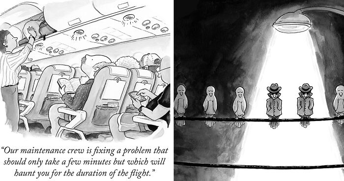 29 Clever One-Panel Comics By Tom Toro That Show The World With A Twist (New Pics)