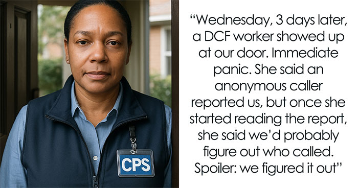 New Parents Shocked To Find CPS At Their Doorstep, Gobsmacked After Learning Who Reported Them