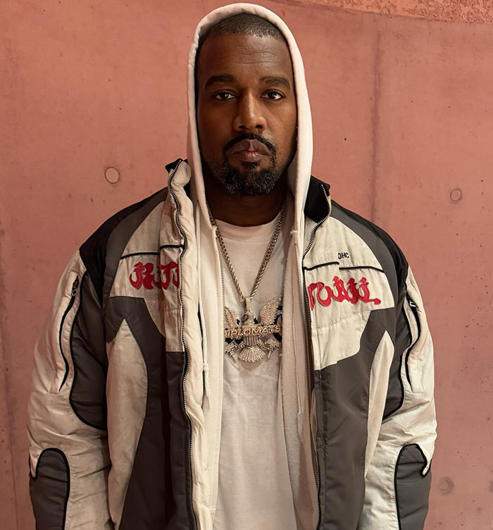 Kanye West wearing a hooded jacket and chain, symbolizing his warning about daughter North’s online life concerns. Kanye West wearing a hooded jacket and chain, symbolizing his warning about daughter North’s online life concerns.