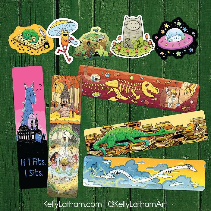 I Turn My Sketches Into Bookmarks, Stickers, And Notepads That Make People Happy I Turn My Sketches Into Bookmarks, Stickers, And Notepads That Make People Happy