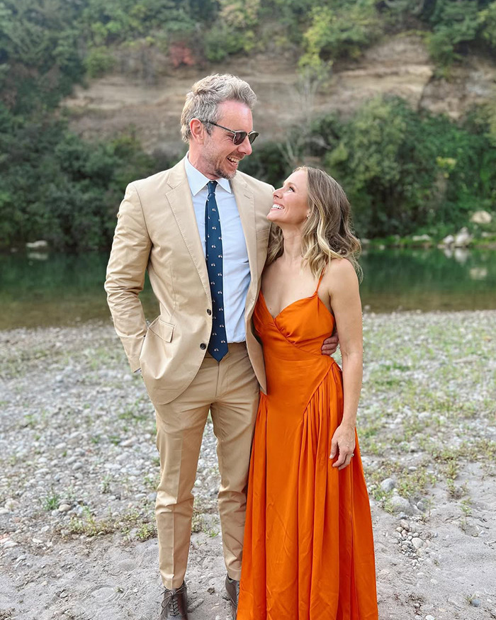 Kristen Bell and Dax Shepard smiling outdoors by a river, highlighting their marriage and blackout fights insider reports. Kristen Bell and Dax Shepard smiling outdoors by a river, highlighting their marriage and blackout fights insider reports.