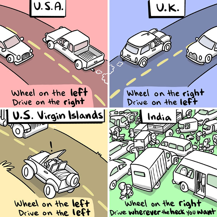 44 Funny Cultural Differences Experienced By Travelers, Depicted By “Itchy Feet Comic” (New Pics)