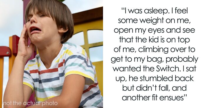 Guy Makes Kid Cry Multiple Times On A Plane After Saying “No,” Mom Calls Him Out