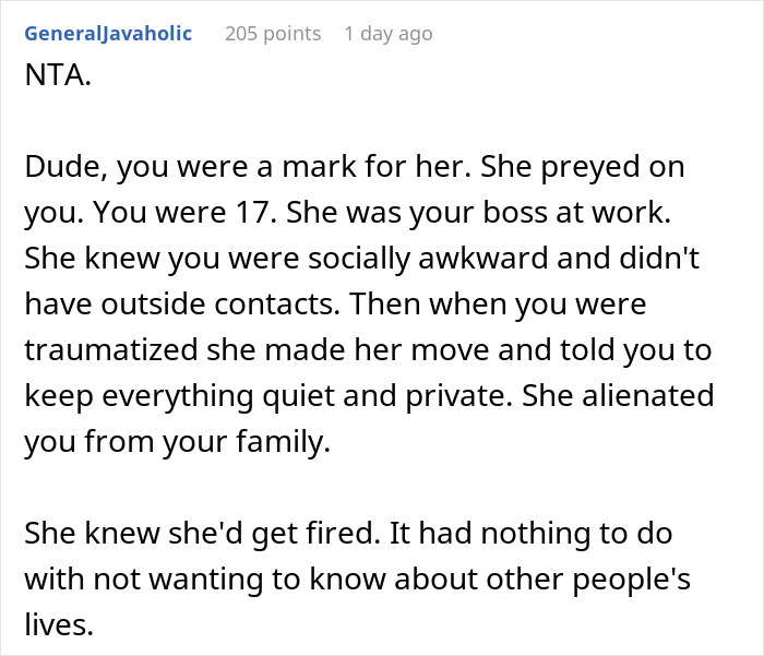 Text post explaining how a 19-year-old chooses his parents over his 27-year-old girlfriend and leaves her to care for their child. Text post explaining how a 19-year-old chooses his parents over his 27-year-old girlfriend and leaves her to care for their child.