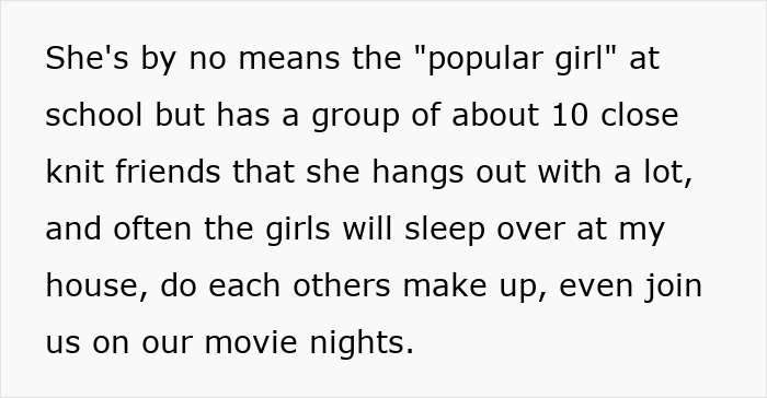 Alt text: woman struggling to hide that she likes one daughter more than the other while spending time with her children