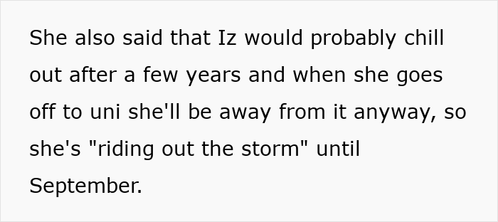 Text excerpt about a mom admitting she likes one daughter more than the other and struggling to hide it. Text excerpt about a mom admitting she likes one daughter more than the other and struggling to hide it.