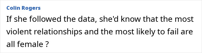 Comment from Colin Rogers questioning data on violent relationships and outcomes in the context of female professor’s dating decision. Comment from Colin Rogers questioning data on violent relationships and outcomes in the context of female professor’s dating decision.