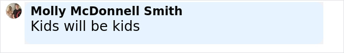 Text message screenshot showing a conversation with the phrase Kids will be kids related to a disturbing doorbell prank. Text message screenshot showing a conversation with the phrase Kids will be kids related to a disturbing doorbell prank.