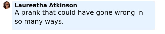 Laureatha Atkinson sharing a comment about a disturbing doorbell prank with a staggering twist involving a masked trio. Laureatha Atkinson sharing a comment about a disturbing doorbell prank with a staggering twist involving a masked trio.