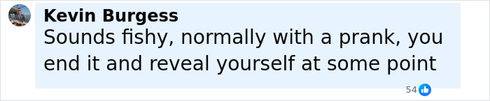 Comment by Kevin Burgess discussing the surprising twist in a disturbing doorbell prank involving a masked trio. Comment by Kevin Burgess discussing the surprising twist in a disturbing doorbell prank involving a masked trio.
