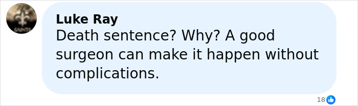 Comment about a man with a 4-lb face tumor seeking urgent help amid a doctor's fatal warning. Comment about a man with a 4-lb face tumor seeking urgent help amid a doctor's fatal warning.