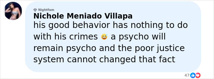 Comment about a monster who strangled over 100 young girls and the failure of the justice system to contain him. Comment about a monster who strangled over 100 young girls and the failure of the justice system to contain him.