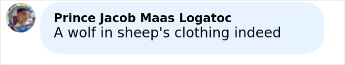 Comment by user Prince Jacob Maas Logatoc stating a wolf in sheep's clothing indeed, discussing the monster who strangled over 100 young girls. Comment by user Prince Jacob Maas Logatoc stating a wolf in sheep's clothing indeed, discussing the monster who strangled over 100 young girls.