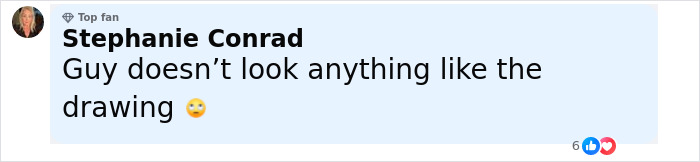 Comment by a top fan named Stephanie Conrad reacting to a psychic drawing that allegedly changed her love life. Comment by a top fan named Stephanie Conrad reacting to a psychic drawing that allegedly changed her love life.