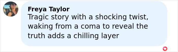 Comment by Freya Taylor about a tragic story where a Florida dad-to-be wakes from coma to reveal shocking truth. Comment by Freya Taylor about a tragic story where a Florida dad-to-be wakes from coma to reveal shocking truth.