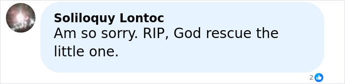 Facebook comment expressing condolences and prayers for a Florida dad-to-be who passed after waking from a coma. Facebook comment expressing condolences and prayers for a Florida dad-to-be who passed after waking from a coma.