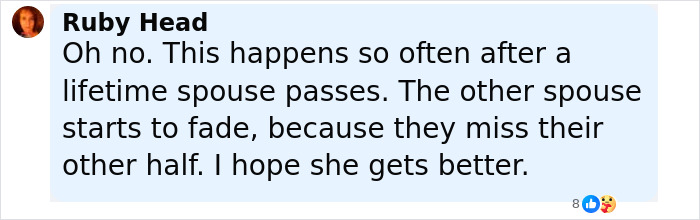 Comment about Dolly Parton's sister raising alarm and asking for prayers amid singer's health struggles. Comment about Dolly Parton's sister raising alarm and asking for prayers amid singer's health struggles.