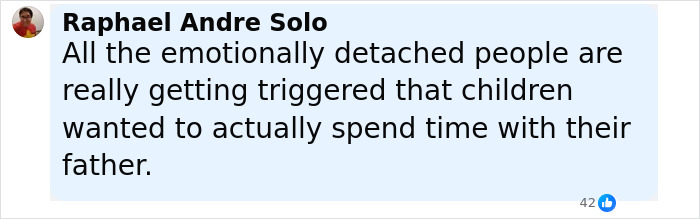 Screenshot of a social media comment discussing parenting and time spent with children amid criticism of Ben Stiller's nepo baby kids. Screenshot of a social media comment discussing parenting and time spent with children amid criticism of Ben Stiller's nepo baby kids.