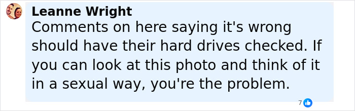 Comment by Leanne Wright defending David Beckham, addressing creepy relationship accusations involving his daughter. Comment by Leanne Wright defending David Beckham, addressing creepy relationship accusations involving his daughter.