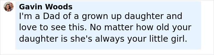 Comment from Gavin Woods about father-daughter bond in a discussion on a very creepy relationship controversy. Comment from Gavin Woods about father-daughter bond in a discussion on a very creepy relationship controversy.