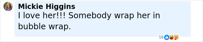 Comment from Mickie Higgins expressing love and concern, urging protection for Dolly Parton amid health struggles. Comment from Mickie Higgins expressing love and concern, urging protection for Dolly Parton amid health struggles.
