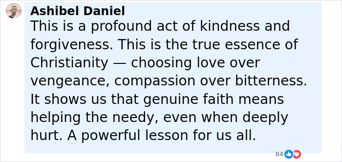 Comment by Ashibel Daniel highlighting Mormons’ forgiveness and kindness despite the attack on their Michigan church. Comment by Ashibel Daniel highlighting Mormons’ forgiveness and kindness despite the attack on their Michigan church.