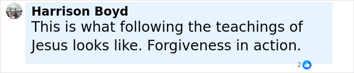 Comment by Harrison Boyd about following Jesus’ teachings with forgiveness in action related to Mormons raising funds after Michigan church attack. Comment by Harrison Boyd about following Jesus’ teachings with forgiveness in action related to Mormons raising funds after Michigan church attack.