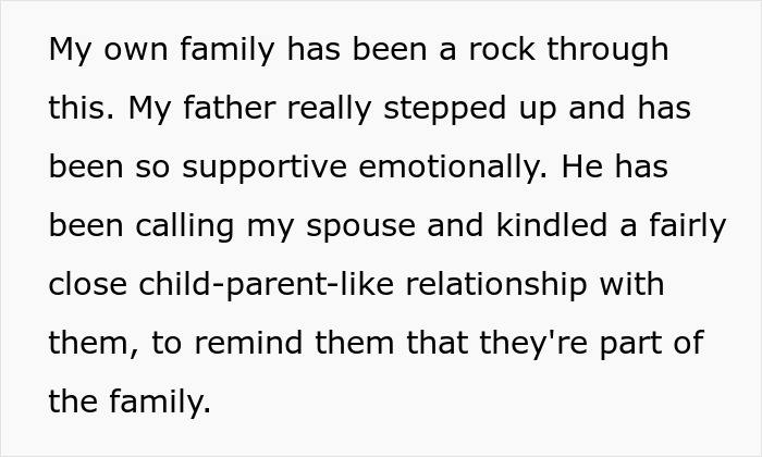 Text excerpt about family support after an educated person falls for scam investment and faces debt.