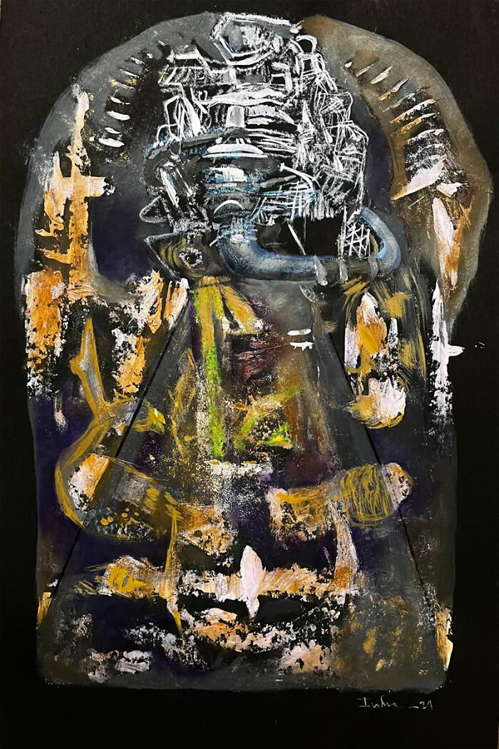 The Raptor Man - Artist Indranil Banerjee