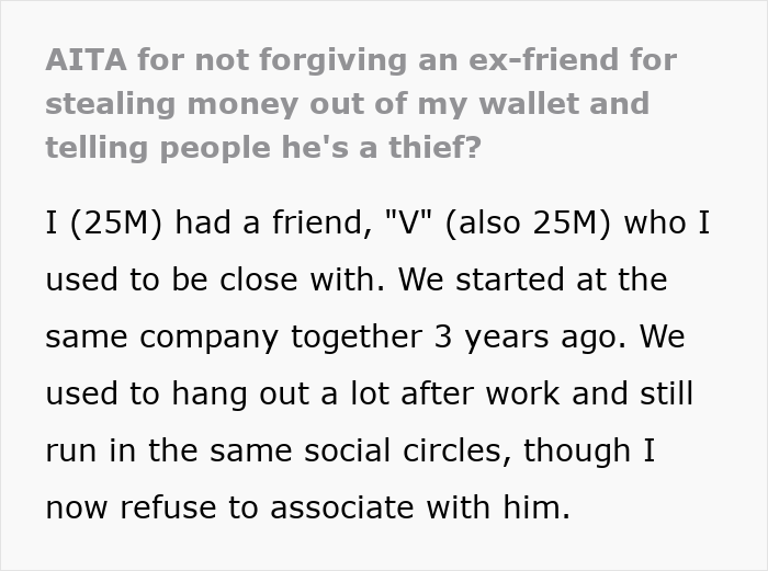 Guy Steals $40 From Friend's Wallet Right In Front Of Him, Is Ratted Out To Entire Social Circle
